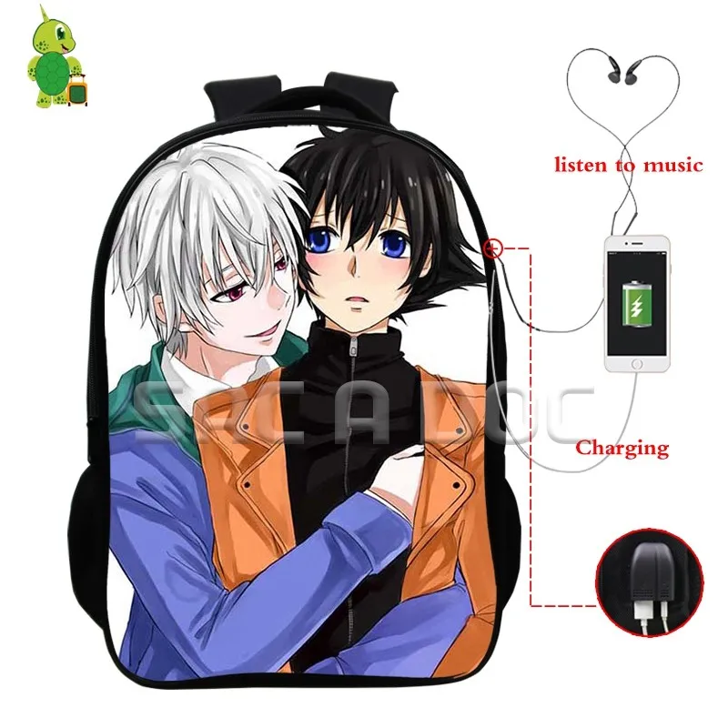 14 Аниме дневник будущего Mirai Gasai Yuno рюкзаки многофункциональные USB зарядка Разъем для наушников школьные сумки для подростков рюкзак для ноутбука - Цвет: 14
