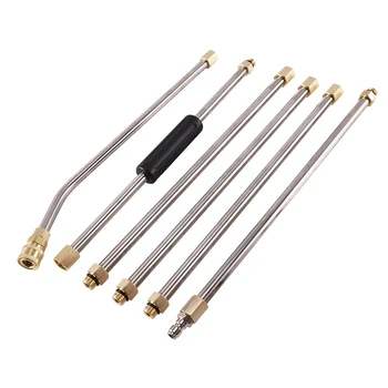 

1 Set 4000 PSI Pressure Washer Wand Extension Kit 90Inch/7.5Ft Power Washer Replacement 1/4 Inch Quick Connect with 5 Pressure W