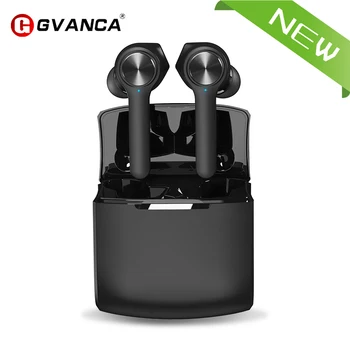 

GVANCA T11 TWS Bluetooth 5.0 Earphone 3D Stereo Wireless Earbuds HiFi DSP Noise-Cancellation Headphone for Gaming Sport Headset