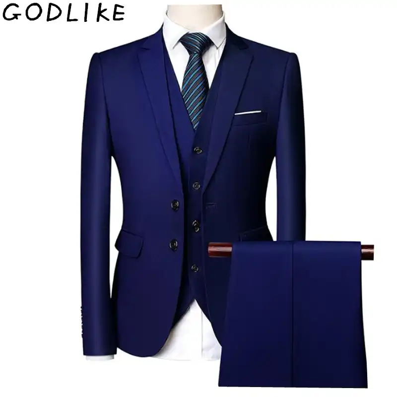 Trajes De Boda Para Hombres Slim Fit Hombres De Negocios Casual Novio Trajes Formal Borgona Verde Purpura Amarillo Rojo Blanco Traje De Hombre 5xl 6xl Aliexpress