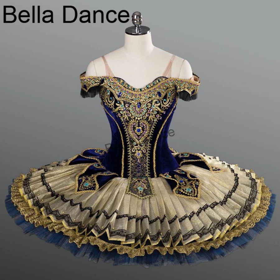 Black Gold Professional Classical Ballet Tutus Costumes Competition Ballerina Tutu YAGP Gorgeous Tutus BT9104