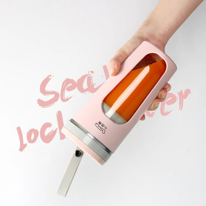 Small Raccoon Portable Juicer Cup Household Fried Fruit Juice Small Charging Network Red Multi-functional Mini Juicer