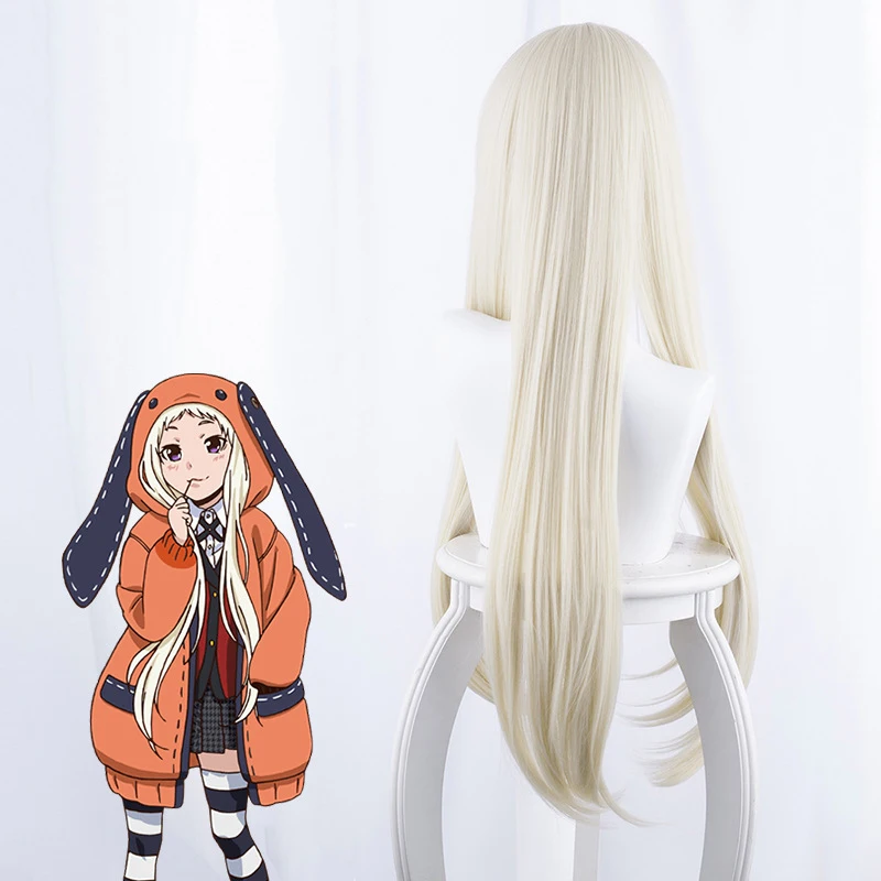 Аниме Kakegurui компульсивное Картежник 2 Косплэй парик Yomoduki Руна устойчивые к