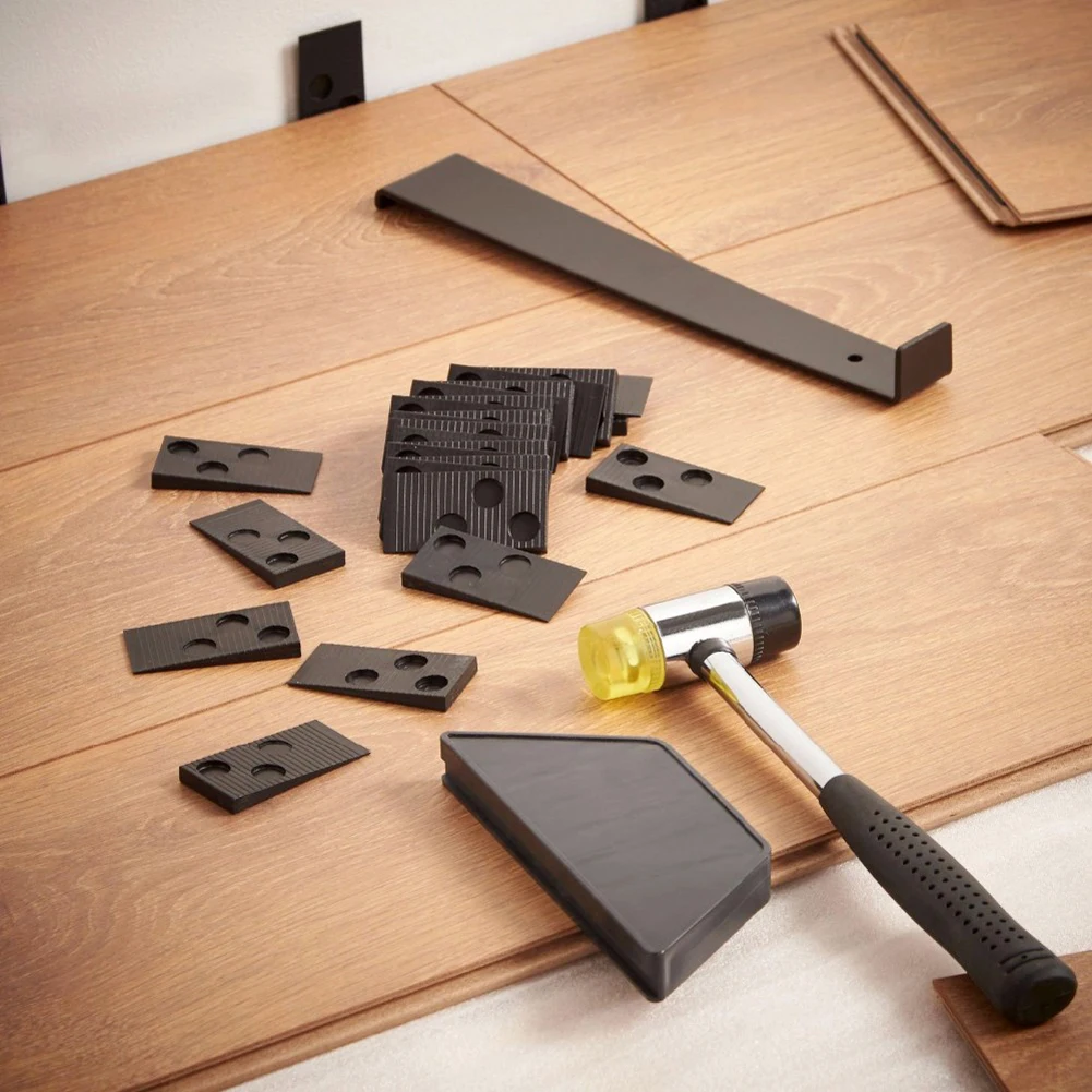 Wood Flooring Installation Kit With Mallet Spacers Pull Bar Tapping Block Laminate Wood Floor Installation Tool Tool Parts Aliexpress