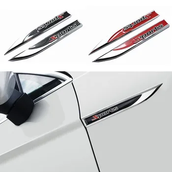 

3D Car Styling Side Wing Badge Emblem Car Sticker for Lada Priora Sedan sport Kalina Granta Vesta X-Ray XRay