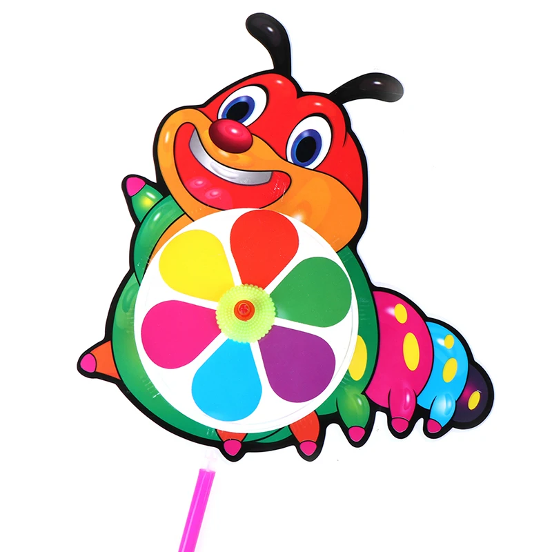 Мультфильм ветряная мельница с животными ветер Спиннер Pinwheel для дома, сада, двора Декор детские игрушки