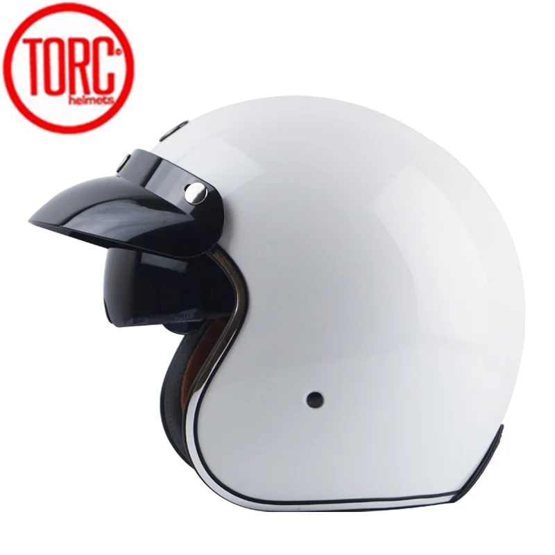 Винтажный шлем Torc t57 3/4 с открытым лицом для мотоцикла|torc t57|open facemotorcycle helmet |
