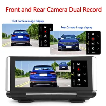 

Hot Sale Car DVR Camera Delicate Texture Phisung W09+ Car DVR Dash Camera with Parking Radar 6.86 inch Dual Lens Dashcam