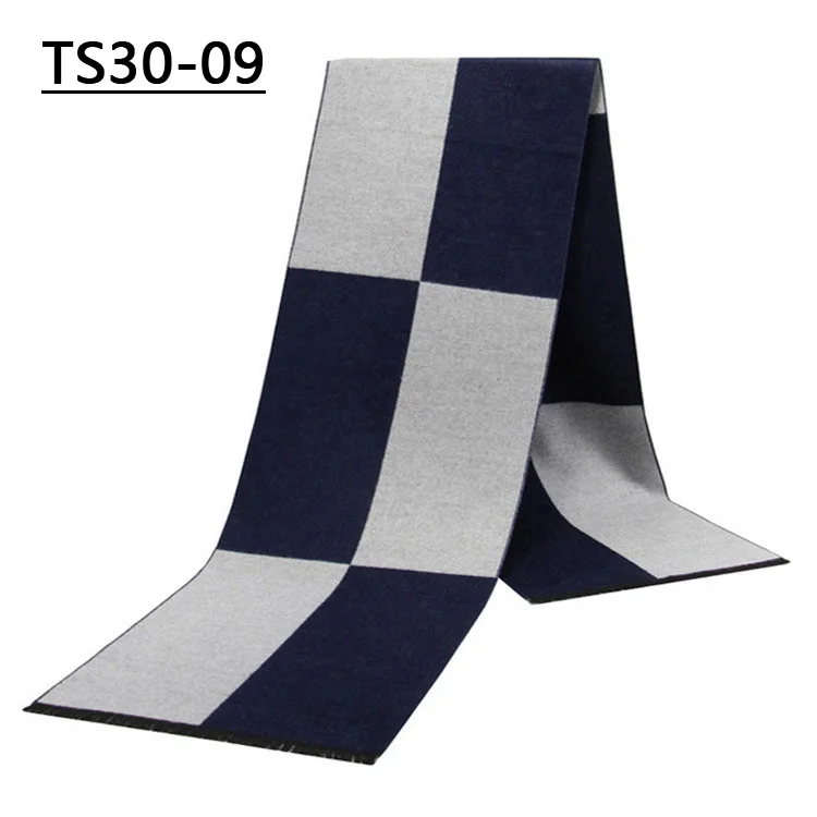 NEW TS30-9 YISHLINE, роскошный бренд, мужской кашемировый шарф, толстые, зимние, вискозные шарфы, плед, осень, теплый, длинный шейный платок, мужской шарф, шарф, мужской - Цвет: NEW TS30-9
