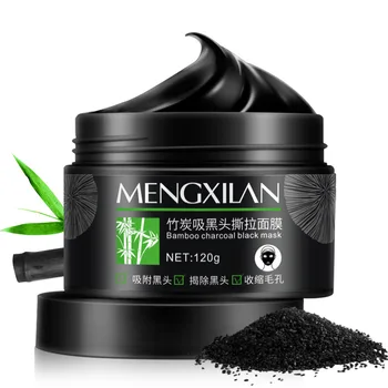 

meng xi lan Bamboo Charcoal Blackhead Tear Stretched Noodles Film 120g Remove Blackhead Acne Nasal Membrane Cleaning Oil-control