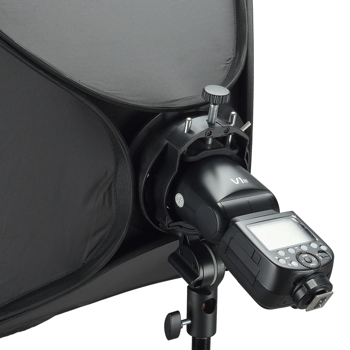 Godox S2 Speedlite Bracket S-type Holder Bracket for Godox V1 TT685 V860II TT350 AD200 AD400PRO Flash Snoot Softbox