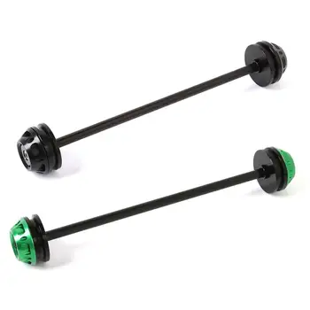 

Motorcycle Aluminum Front Axle Front Fork Collision Slider Protection Device Front Wheel Shatter Bar For Kawasaki Z800 Z1000 201