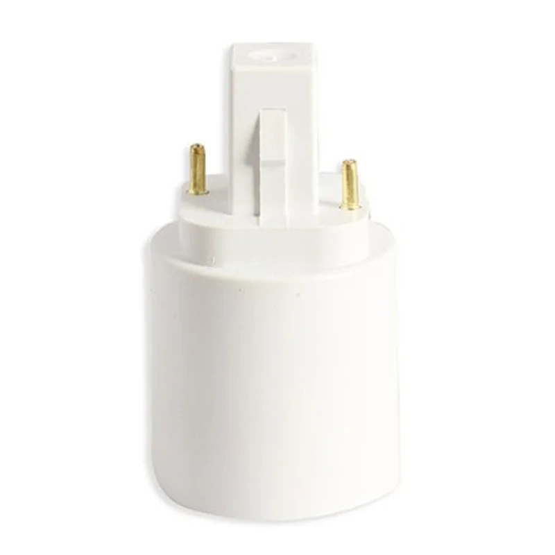 

G24 To E27 Socket Base LED Halogen CFL Light Bulb Lamp Adapter Converter Holder White