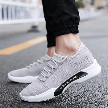 

Men Sneakers Breathable Air Mesh Outdoor Sport Walking Shoe Spring Autumn Cushion Flats Training Golf Running Shoes Male