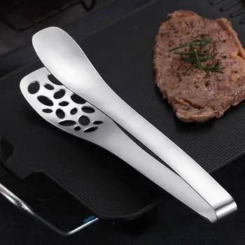 

BBQ Food Tongs Stainless Steel Locking Cooking Tongs Kitchen Clamps Heat Resistant Tongs Great for Cooking and Food Serving