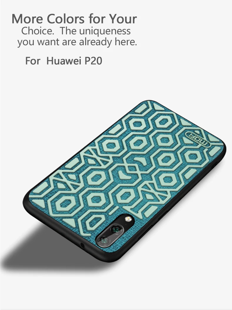 Для huawei p20 чехол силиконовый чехол для задней панели MOFi p20 pro мягкий tpu coque capas нескользящий противоударный жесткий Роскошный чехол