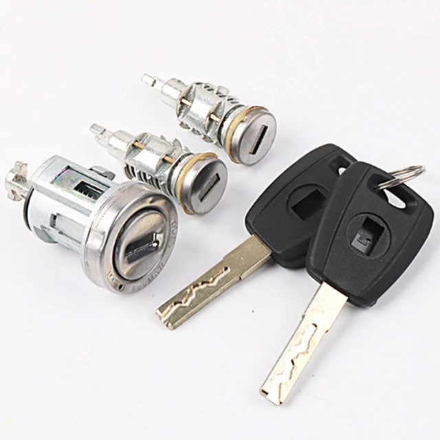 OkeyTech Auto Zündung Lock Set Für Fiat Ducato Peugeot Citroen SIP22 Klinge  Auto Schlüssel Tür Original Fräsen Zylinder Stamm Lock - AliExpress