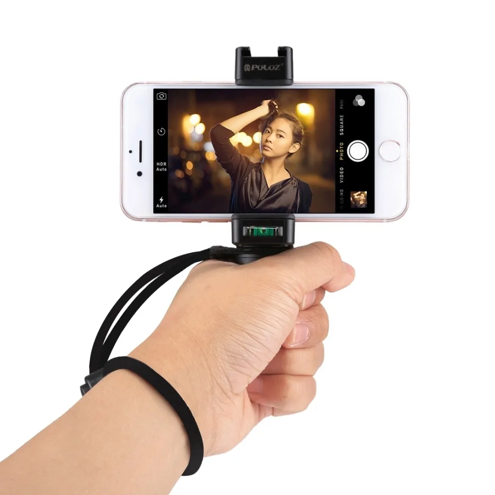 F-Mount смартфон ручка Риг с ремешком на запястье адаптер для крепления штатива и