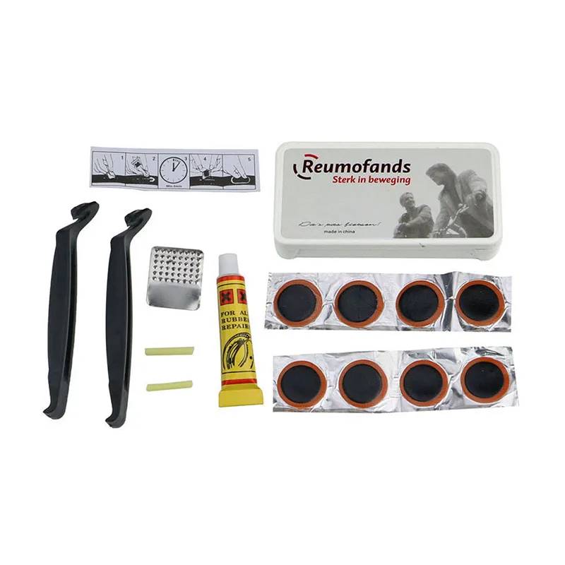 

Bicycle Repair Tools Cycling Puncture Maintenance Set Iron Crowbar Plastic Boxed Tire Mountain Bicycle Kit Cycling Repair Tools