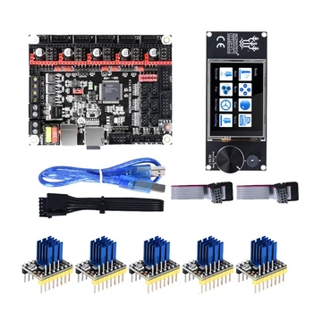 

SKR V1.3 32Bit Controller Board + 5Pcs TMC2130 Stepper Drivers + TFT24 Press Screen Kit for 3D Printer Part