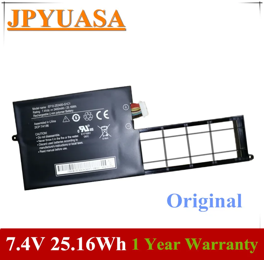 

7XINbox 7.4V 3400mAh 25.16Wh Original EF10-2S3400-G1C1 EF10-2S3200-S1C1 2ICP7/41/196 Laptop Battery