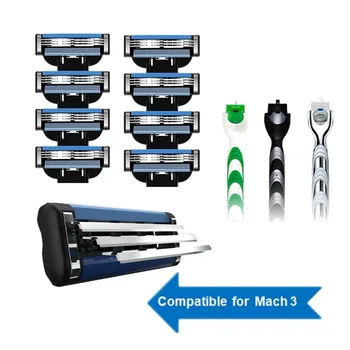 

TFLYSHAVE Men Furious 3 Shaver for Men Three Layer Shaving Razor Swedish Stainless Steel for Mache 3 Shaving machines