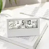 1PCs Hot Sale LED Digital Alarm Clock Backlight Snooze Mute Calendar Desktop Electronic Table Clocks Simple Desktop Clock 1