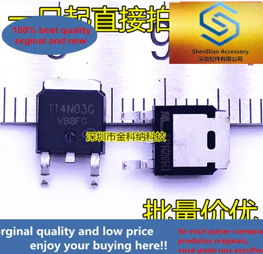 

10 шт. только оригинальный новый транзистор NTD14N03RT4G T14N03G SMD полевой эффект МОП транзистор TO-252