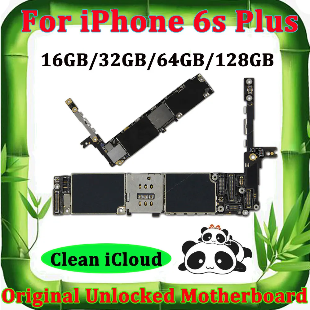 Для iPhone 6S Plus 5,5 ''оригинальная материнская плата Полная разблокировка материнская плата без Touch ID Полные функции IOS iCloud разблокировка логическая плата