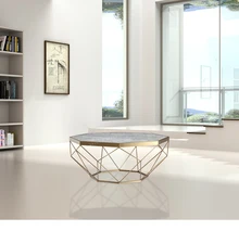 

Modern Marble Stainless Steel Luxury Design Glass Stainless Steel Gold Coffee Table For Living Room for Living Room Furniture