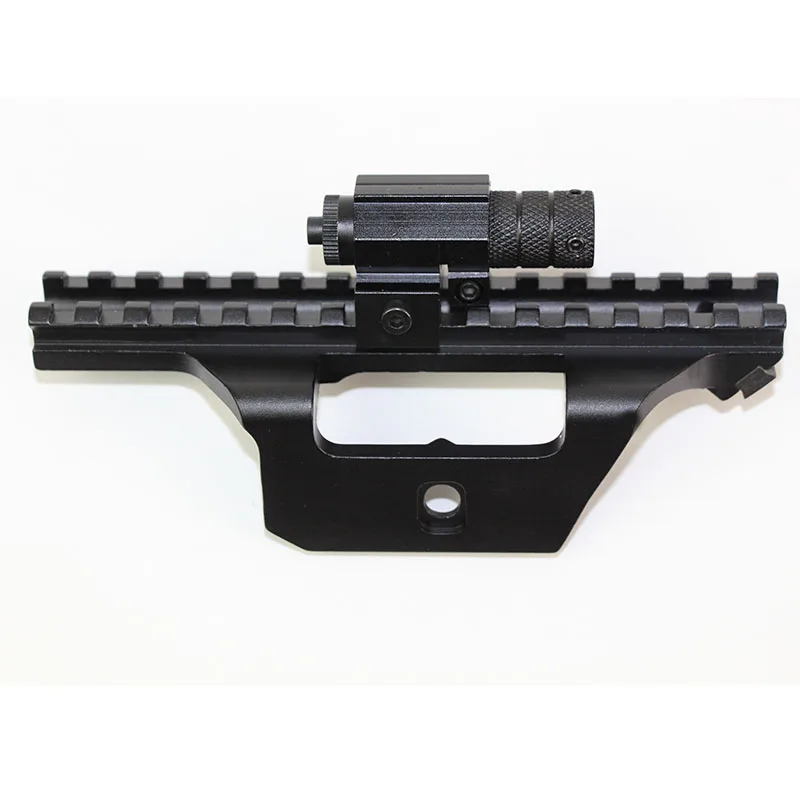 20mm Picatinny Rail Scope Mount For M1A M14 AK47 .308 Rifle 15 Slots Holder Guide Side Scope Sight Adapter Hunting Accessories