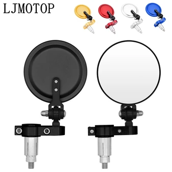 

Universal Motorcycle Mirrors 3 Inch Round Folding Bar End Side Mirror for Honda CBR650F CB650F VF750 VFR750 VFR800 VTR1000F