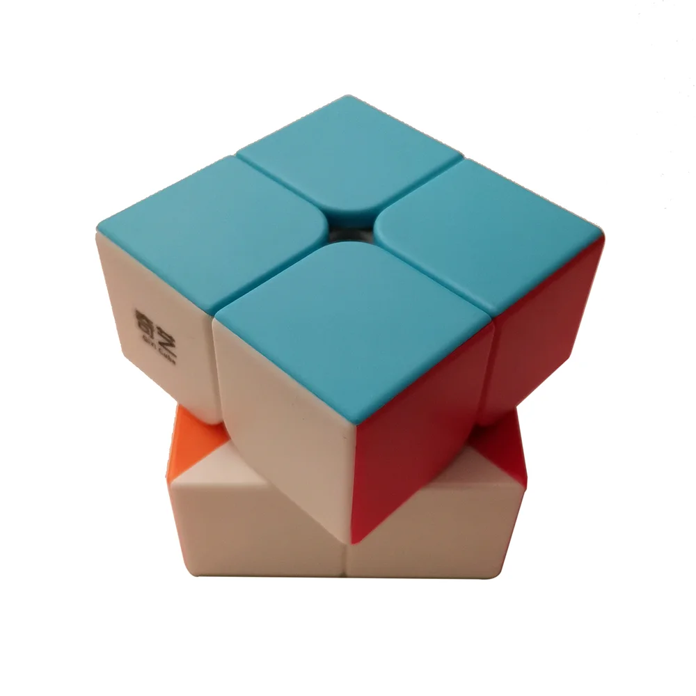 Qiyi QIDI S Magic Cube 2x2x2 красочные Stickerless головоломки игрушки развивающие игрушки для детей