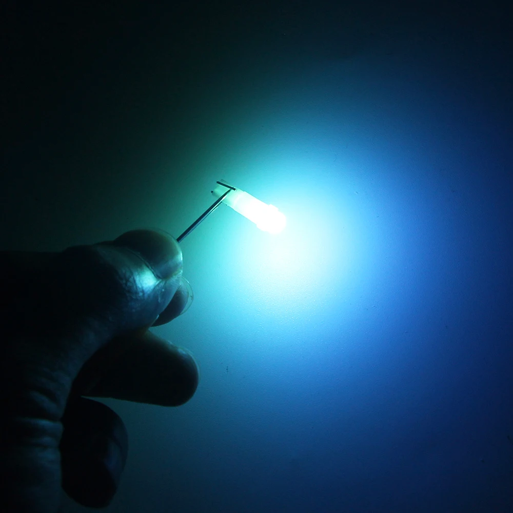 10 шт. салона T5 светодиодный 1 SMD СВЕТОДИОДНЫЙ Керамика манометр приборной доски инструмент Клин 1 светодиодный Автомобильный свет t5 лампа светодиодный подсветка для измерительного прибора 12v