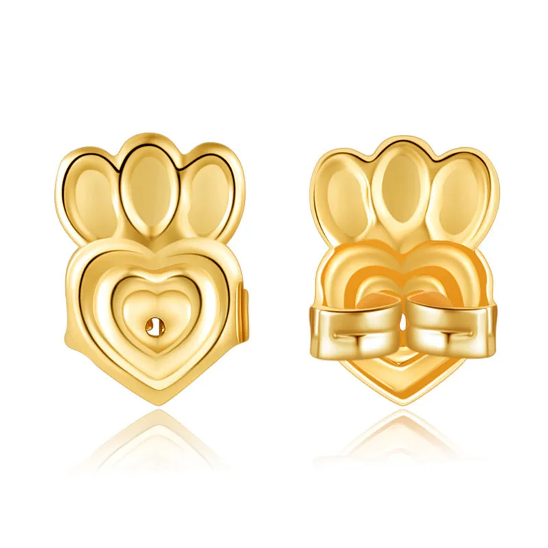 Ms Betti bear owl paw earring listers back set06