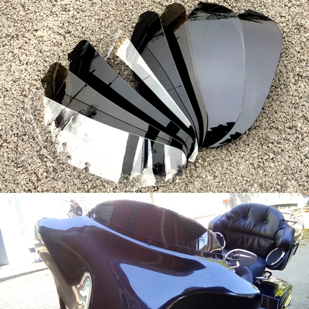 Motorcycle 5&quot7&quot12.5 Black/Smoke/Clear Windshield Fairing Windscreen For Harley Electra Street Glide FLHX Touring 1996-2013 |