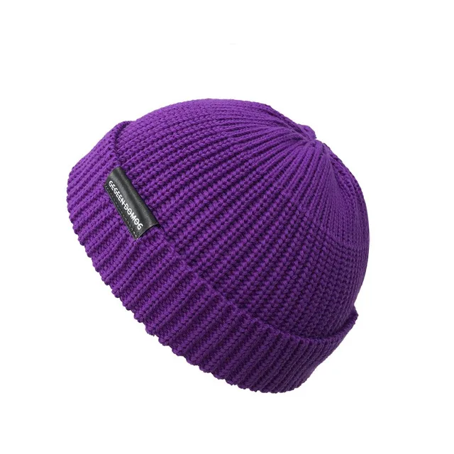 Blank Beanie Hat Men 100% Acrylic 