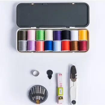 

Multifunction Sewing Box Sewing Thread Stitches Needles Tools Kit Cloth Buttons Craft Scissor Travel Sewing Kit