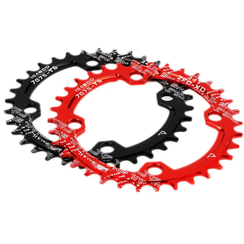 Велосипедное колесо MTB, круглая звездочка, 32 T/34 T/36 T/38 T/40 T/42 T, зубчатая звездочка, велосипедное кольцо, круг, шатун, велосипедные части