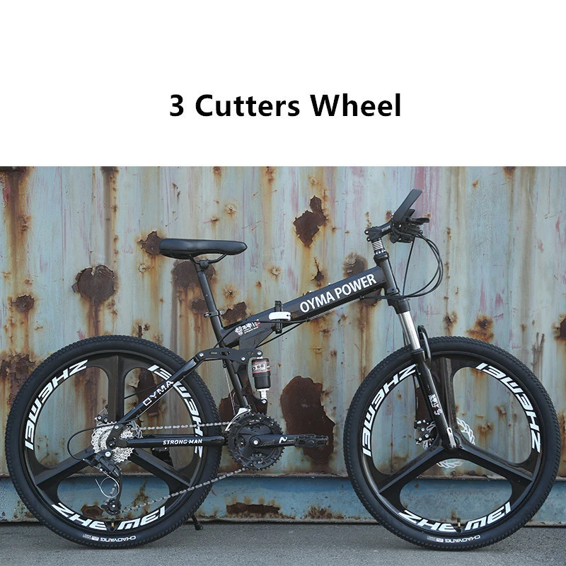 LOVELION Mountain Bike Carbon Steel Frame 24/26 Inch Wheel Dual Disc Brake 24/27 Speed Bicycle Outdoor Downhill Mtb Bicicleta