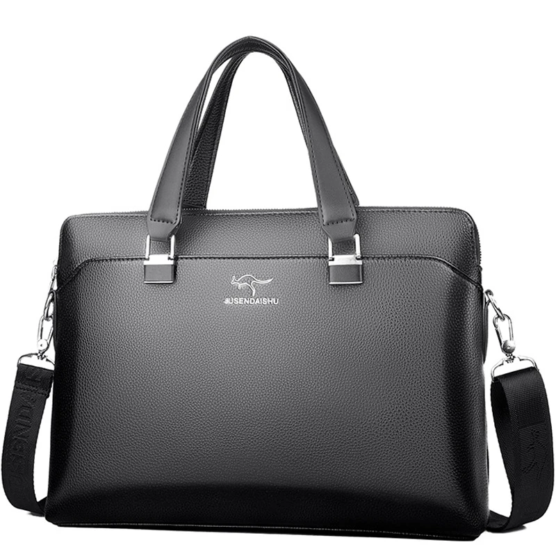 Портфель из искусственной кожи для мужчин повседневные деловые сумки-тоуты