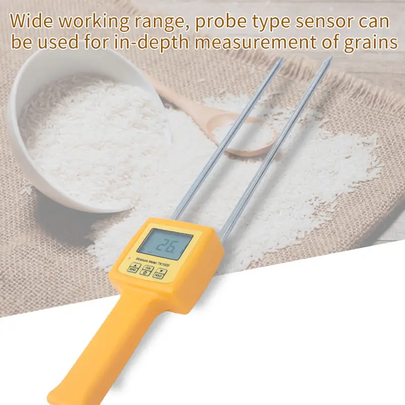 

Grain Moisture Meter TK100s Corn, wheat, rice, bean, wheat flour Moisture tester