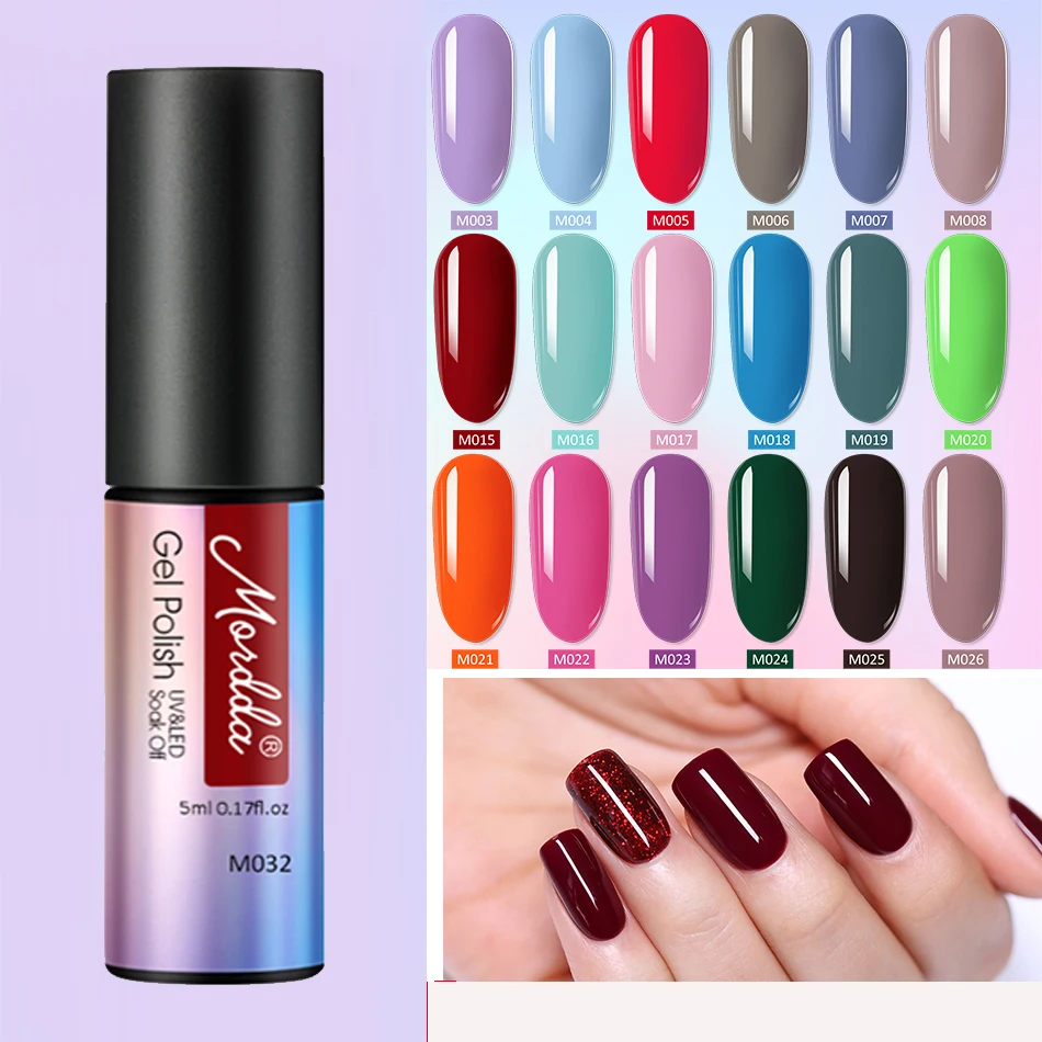 Docaty Ordinary Nail Polish 5 Ml Rosalind Mixed Varnish Enhancement Manicure Magnet Semi-permanent Gel |