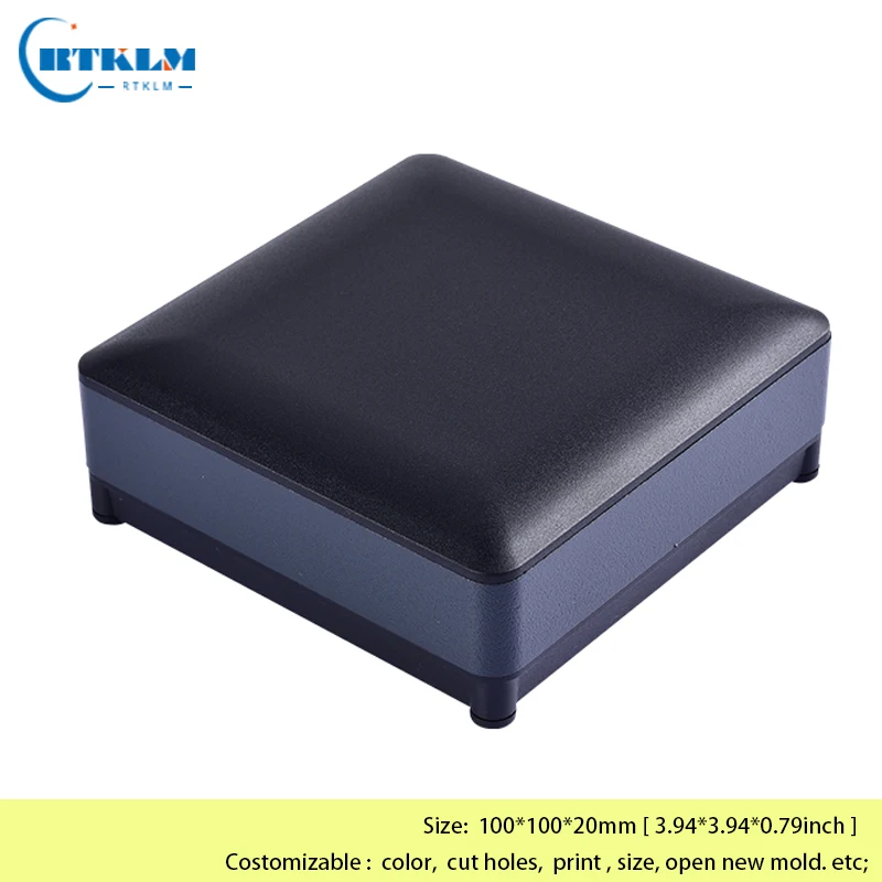 Aluminum project box instrument case aluminium amplifier enclosure DIY juntion box electrical distribution box 100*100*20mm