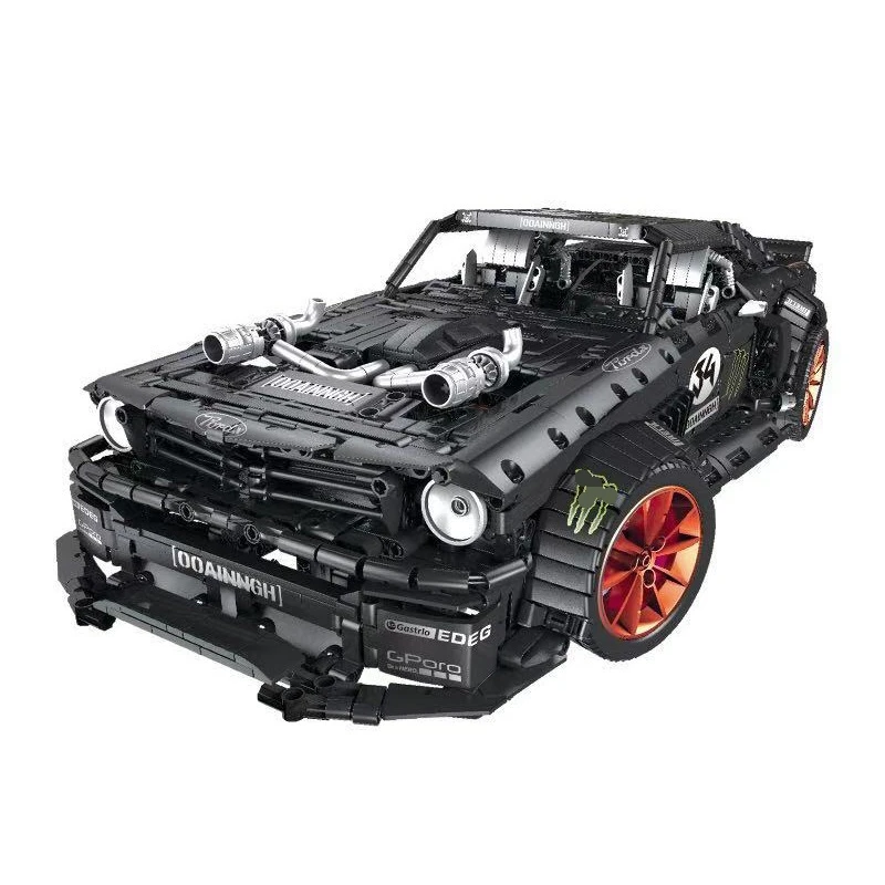 3168 шт. Mustang Racing Car Technic Moc строительные блоки пластиковые Кирпичи Детские игрушки мальчик Рождественский подарок 23009