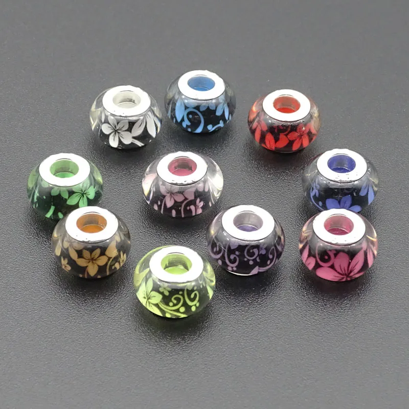 10 шт./лот модная Маргаритка цветок смола Стеклянные Подвески Подходит