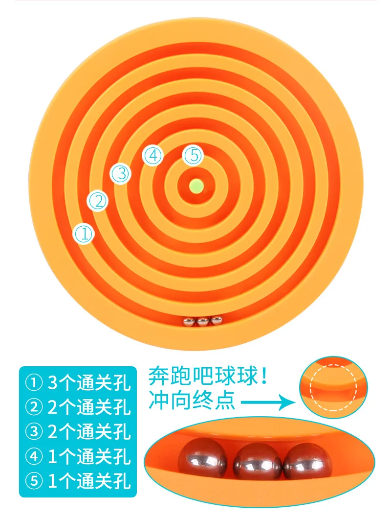 On Behalf of Intelligence Semicircle Balance Perplexus Portable Stereo Fantasy Roll-on 3D Magic Wisdom Children'S Educational To