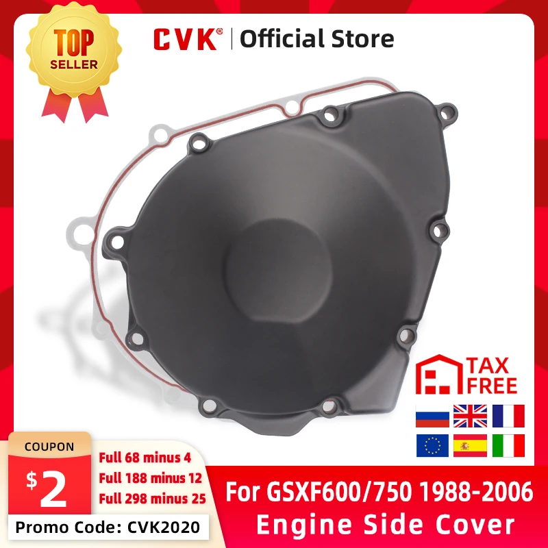 CVK 엔진 커버 모터 고정자 커버, 크랭크 케이스 사이드 커버, 스즈키 GSF 밴디트 600 GSXF 600 750 카타나 GSXR GSX GSX-R 1100 GSX-F 