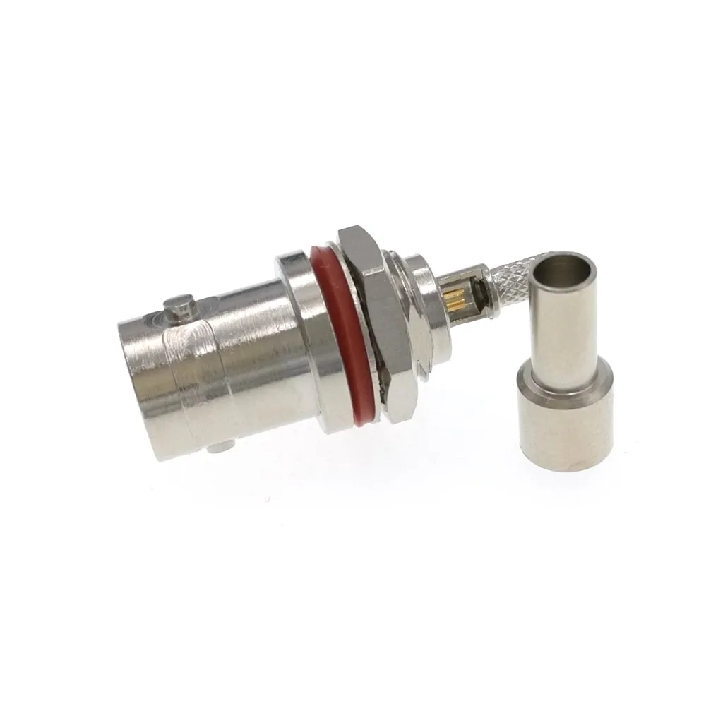 10 шт BNC Женский обжимной для RG316 RG174 RF коннектор|female connector|female crimpfemale female |