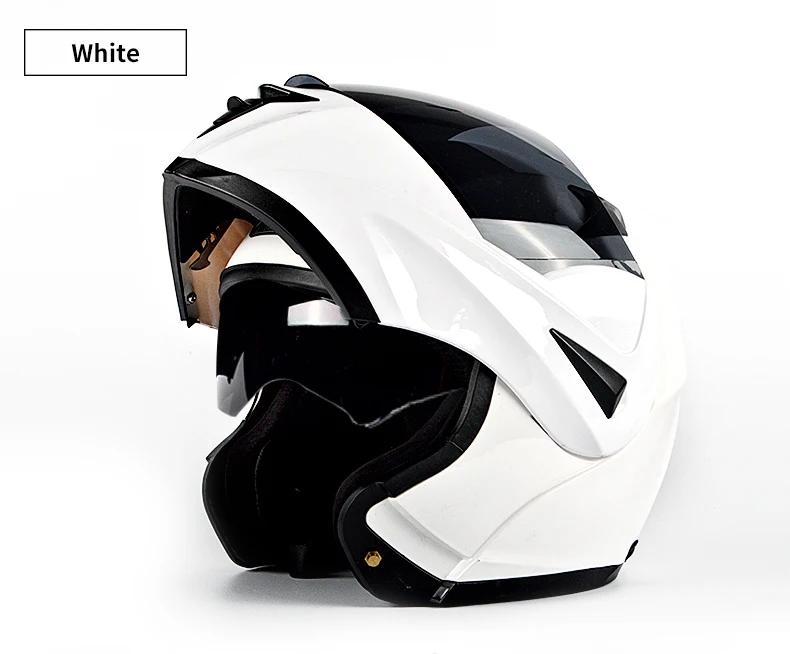 Добродетель для мужчин и женщин флип мотоциклетный шлем двойной щит с внутренним солнечным объективом и съемными внутренними накладками велосипедный шлем